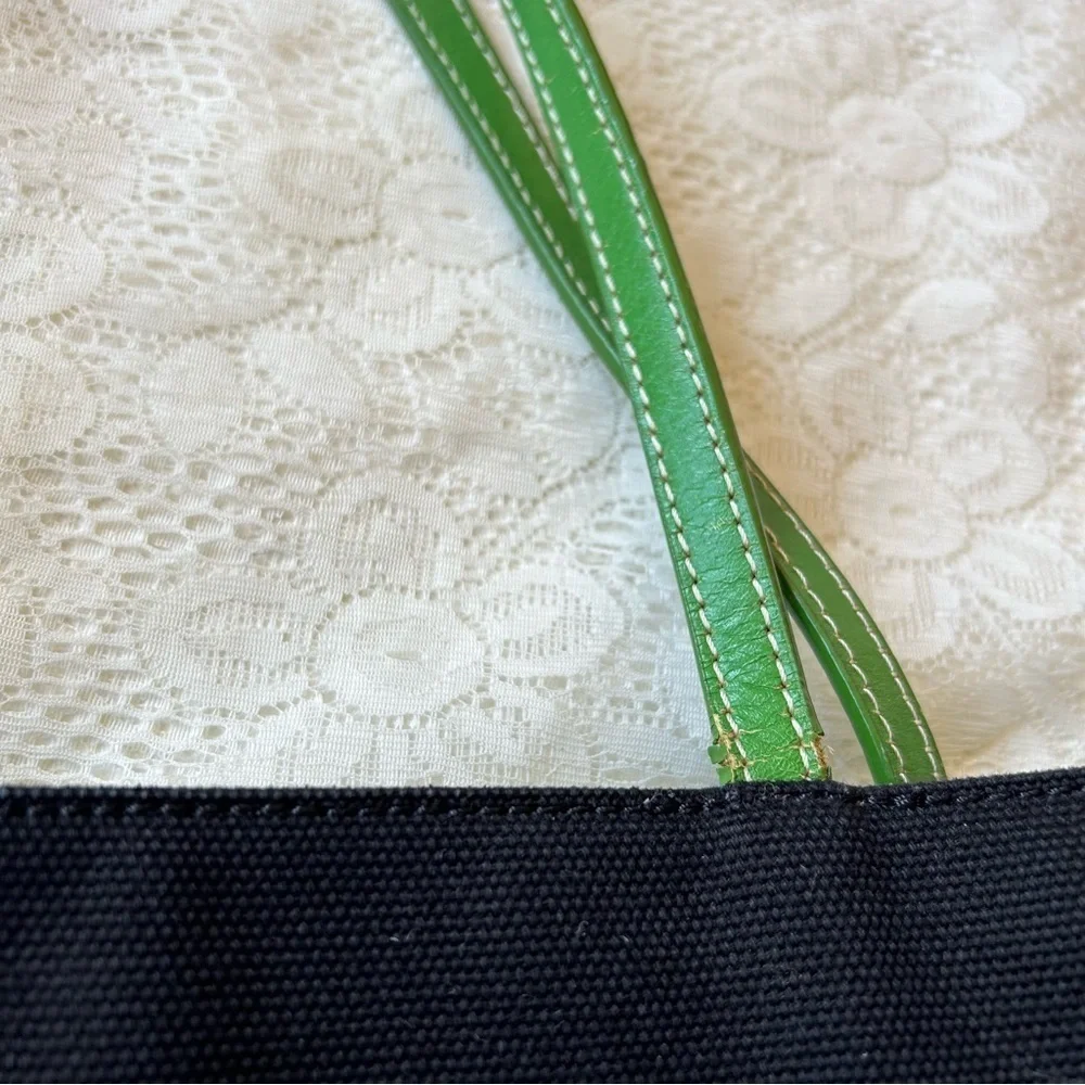 Kate spade black Green bag